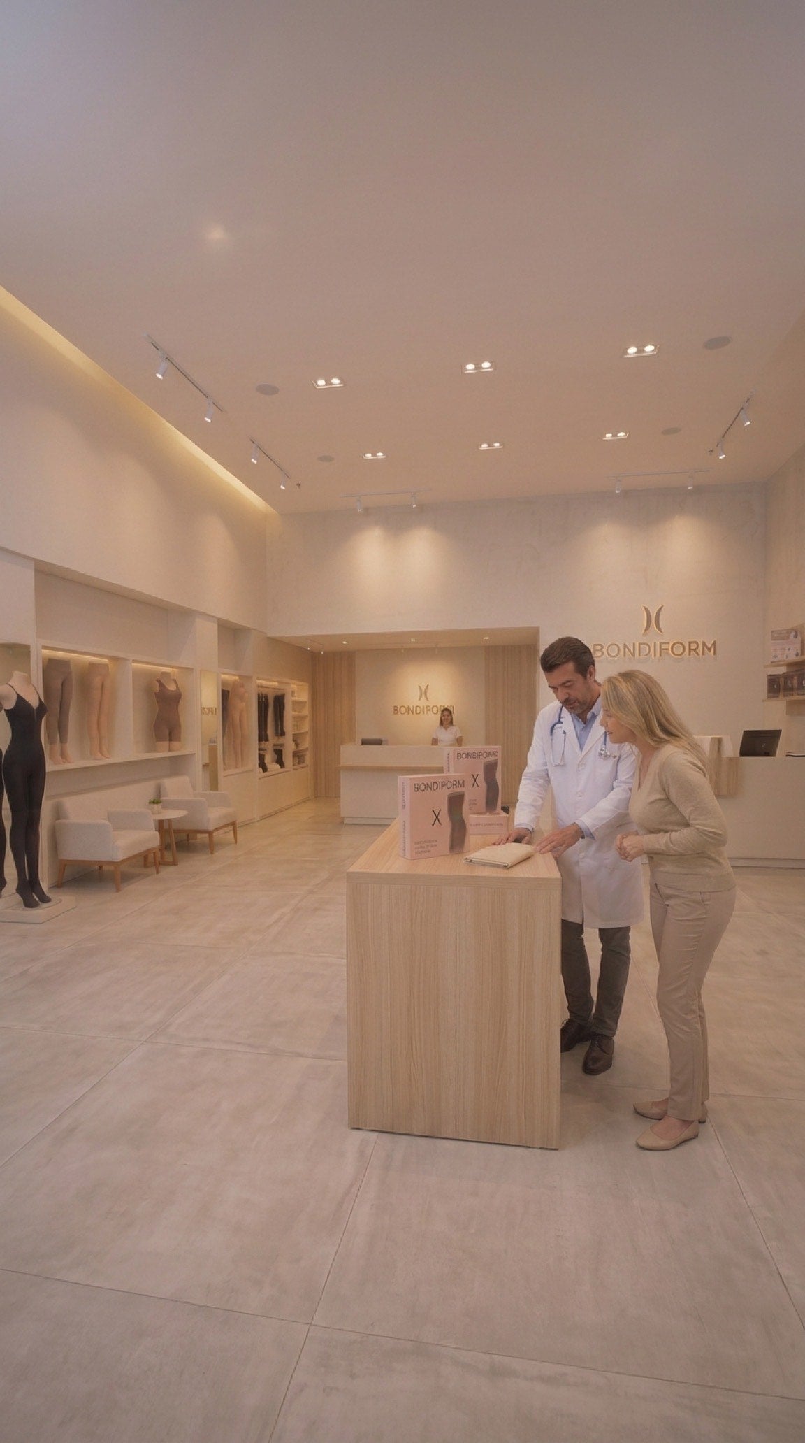 Interior da loja BONDIFORM